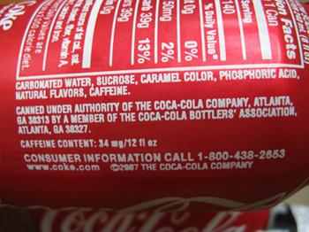 Die Coca Cola Rezeptur